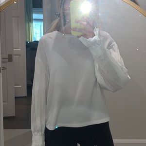 Cupio white long sleeve shirt